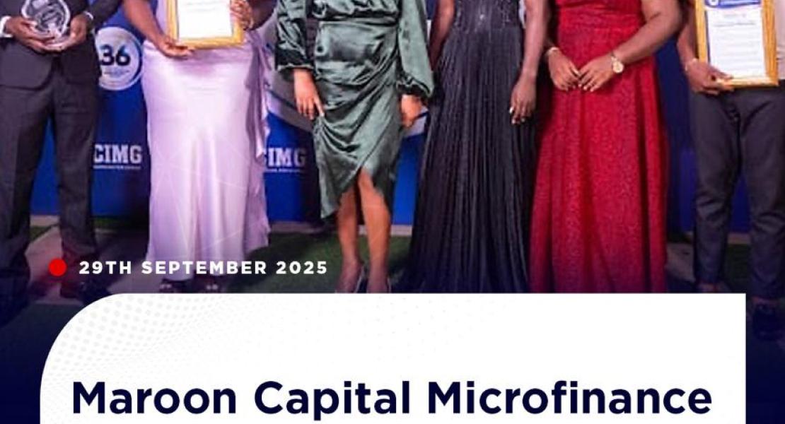 Maroon Capital Microfinance crowned CIMG Microfinance Company of the Year